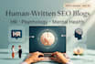 write SEO rich expert blog posts on HR, psychology mental health and more