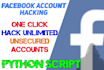 make a facebook account password finder script for you