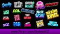 create text emotes for twitch streamer