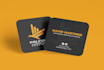 do square business card design