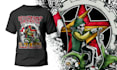 do custom design hot rod or motorcycle tshirt  design