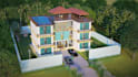 do architectural designs in revit, visualization by lumion