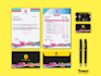 design modern business card, brand identity and stationery