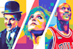 make a beautiful wpap pop art portrait