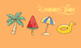 make simple, unique and hand drawn custom icons set