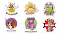 do a funny cool crazy cartoon logo, mascot