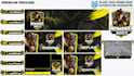 create an animated  twitch overlay, alerts, and esports logo, kick