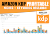 do a profitable and complete amazon kindle KDP books ebooks keywords research