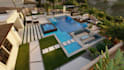 design your swimming pool , landscape and backyard garden