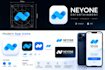 design modern mobile app logo and android ios app icon