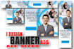 design a unique online and print banner design