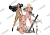 design, illustrate super sexy pin up cartoon character art