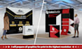 design backdrop, trade show booth with 2d plan