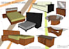 do furniture 3d models