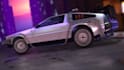 create your logo or text on delorean back to the future car