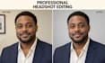 do natural portrait retouching and headshot editing