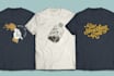 create a unique illustrated merch design