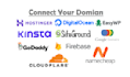 connect domain to any hosting website, dns records setup, sub or custom domain