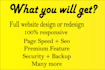 build design wix website,redesign wix website,wix seo and wix landing page