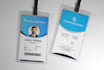 design professional id card, id badge