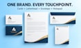 design a business card and matching stationery for your brand
