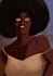 draw a digital stylized portrait