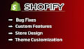 do shopify bug fix theme customization and liquid coding