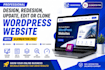 design or redesign a professional wordpress website for your business