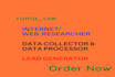 do perfect database work,internet research, data entry etc