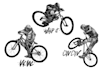 create hand drawn line art black and white from your picture or concept