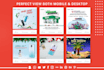 design facebook  profile, cover, and promotional post