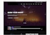 design a modern music website for artists, djs, and labels