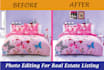 edit real estate single and multiple exposure photos
