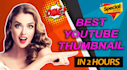 design attractive and viral youtube thumbnail