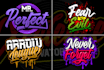 design custom and creative hand lettering typography logo