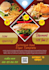 design restaurant food menu and flyer