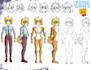 draw a character sketch design sheet