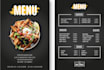 design a very attractive food menu