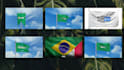 create 3d animated flag with your logo