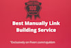 do manual link building service