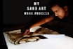 create custom birthday gift video with sand art