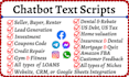 write real estate text script for automation, chatbot