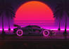 create car your photos into vibrant synthwave art