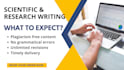 do scientific writing and research