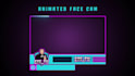 create animated twitch cam overlay