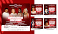 design modern churchflyer, speaker announcement flyer