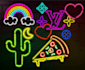 make an awesome vivid custom neon figure of anything