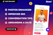 optimize your tinder, bumble or hinge dating profile for more matches