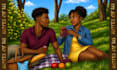 illustrate african children books and characters