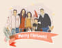 draw couple or family illustration